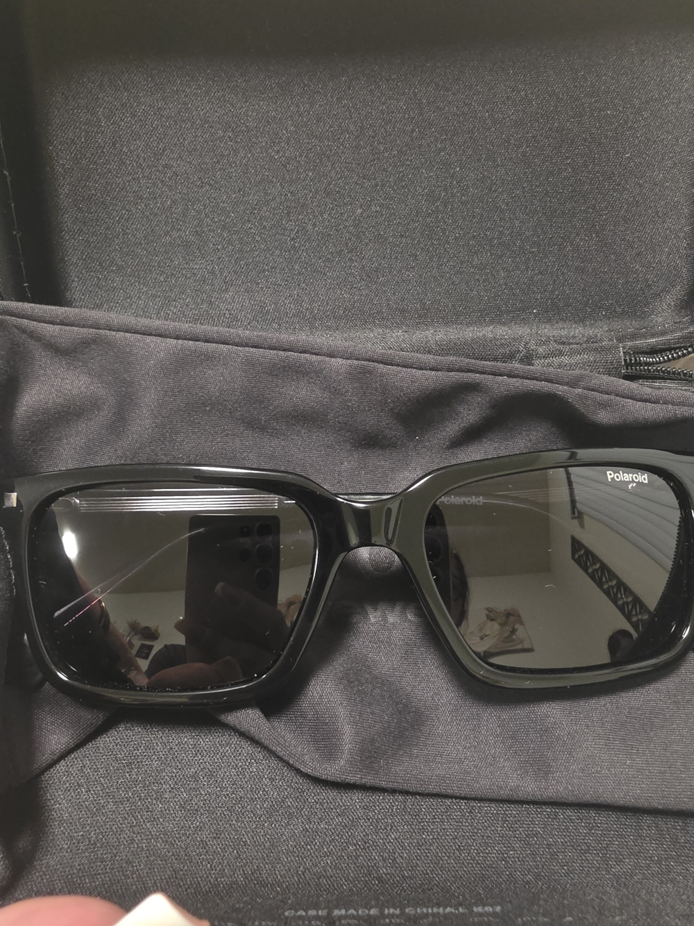 Polaroid Men's Black Polarized Sunglasses